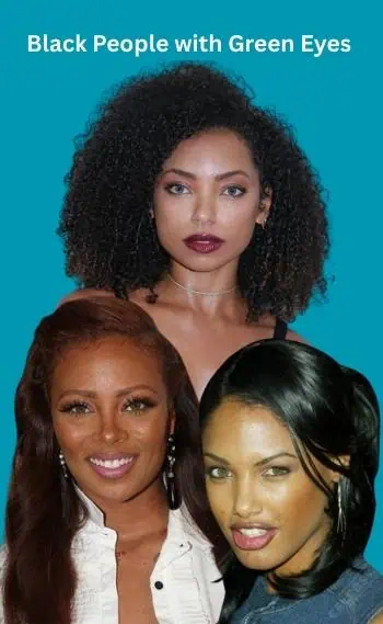 black people with green eyes title=